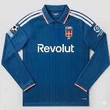 2026/27 Como Home Blue Fans Long Sleeve Soccer Jersey