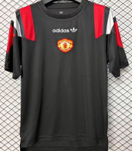 2026/27 M Utd Retro Style Black Fans Soccer Jersey