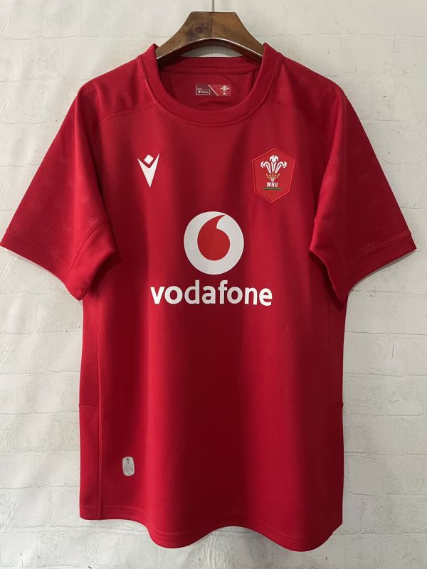2026/27 Wales Home Red Rugby Shirt 威尔士