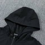 2026/27 PSG Black Windbreaker Jacket （A Set）