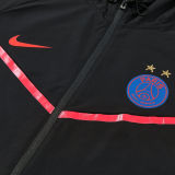 2026/27 PSG Black Windbreaker Jacket （A Set）