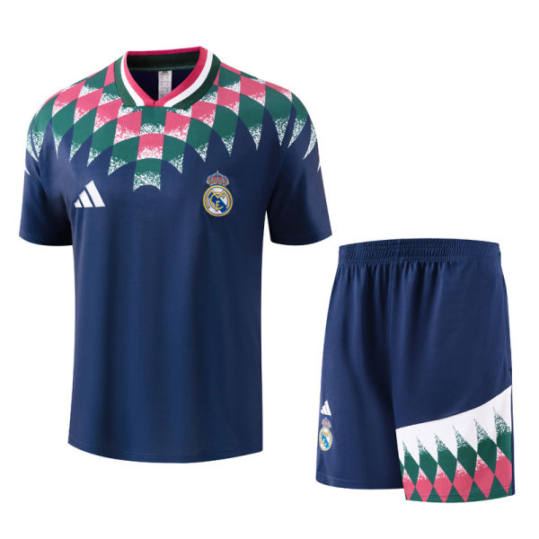 2026/27 RMA Royal Blue Retro Training Jersey (A Set)