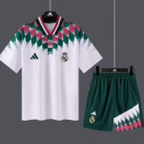 2026/27 RM White Retro Training Jersey (A Set)