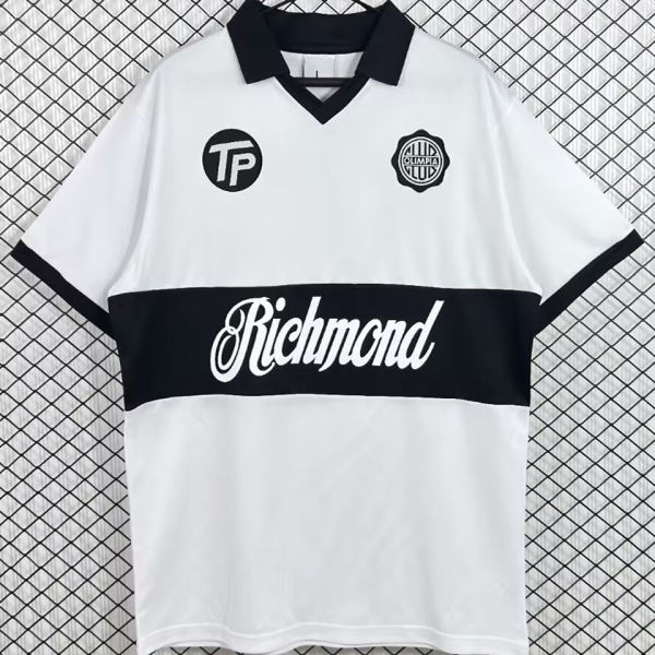 1990 Club Olimpia Home White Retro Soccer Jersey