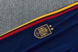 2026/27 Spain Royal Blue Sweater Tracksuit（2 Stars 2星）
