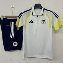 2026/27 Fenerbahce White Training Jersey 有拉链 (A Set)