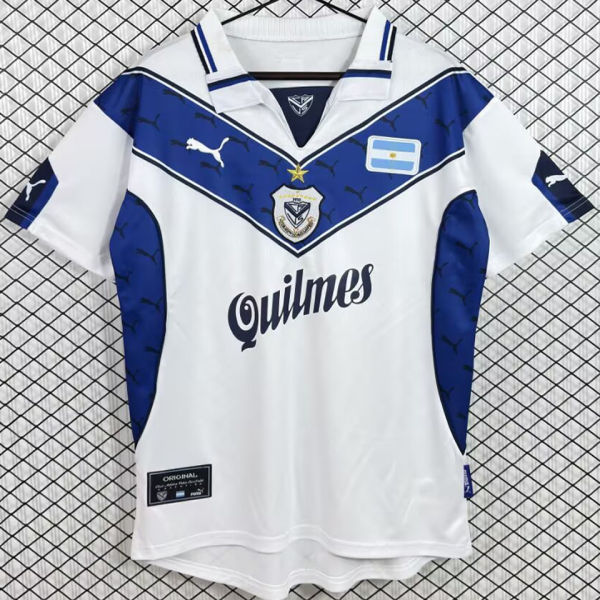 1998/1999 Vélez Sarsfield Home White Retro Fans Soccer Jersey