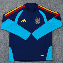 2026/27 Spain Royal Blue Training Sweater （2 Stars 2星）
