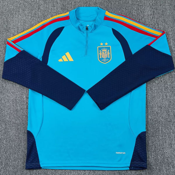 2026/27 Spain Blue Training Sweater （2 Stars 2星）