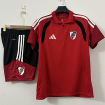2026/27 River Plate Red Training Jersey 有拉链 (A Set)