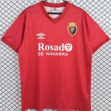 1987/1990 Osasuna Home Red Retro Soccer Jersey