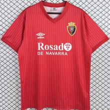 1987/1990 Osasuna Home Red Retro Soccer Jersey