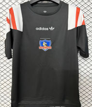 2026/27 Colo-Colo Black Retro Style Fans Soccer Jersey