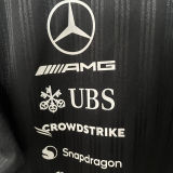 2026/27 Mercedes AMG Petronas F1 Black Player Version Team T-Shirt  球员版 圆领