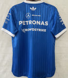 2026/27 Mercedes AMG Petronas F1 Blue Player Version Team T-Shirt  圆领 球员版