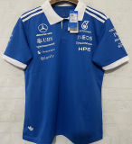 2026/27 Mercedes AMG Petronas F1 Blue Fans POLO Team T-Shirt   有领 球迷版