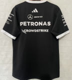 2026/27 Mercedes AMG Petronas F1 Black Team T-Shirt  V领