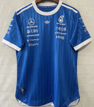 2026/27 Mercedes AMG Petronas F1 Blue Player Version Team T-Shirt  圆领 球员版