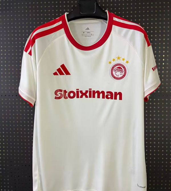 2026/27 Olympiacos Third White Fans Soccer Jersey 奥林匹亚科斯