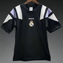 2026/27 RM Black Cotton Retro Style T-shirt 棉T