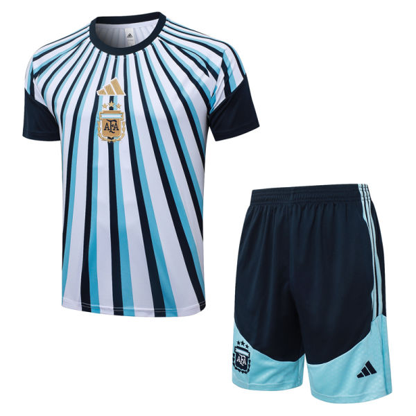 2026/27 Argentina White Blue Training Jersey  (A Set)