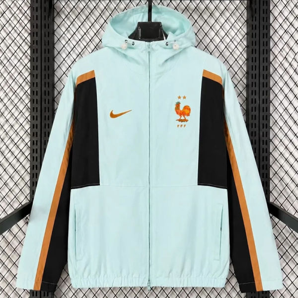 2026/27 France Light Green Windbreaker