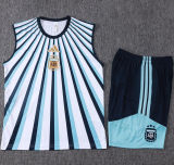 2026/27 Argentina White Blue Vest Training Jersey (A Set)