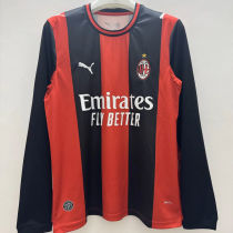 2026/27 AC Milan Home Fans Long Sleeve Soccer Jersey