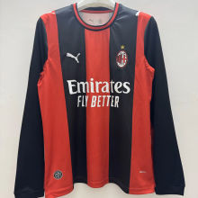 2026/27 AC Milan Home Fans Long Sleeve Soccer Jersey