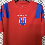 2026/27 Universidad de Chile Red Retro Style Fans Soccer Jersey