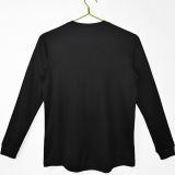 2013 Portugal Away Black Retro Fans Long Sleeve Jersey