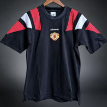 2026/27 M Utd Black Cotton Retro Style T-shirt 棉T