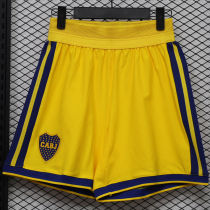 2026/27 Boca Yellow Player Version Shorts Pants 球员版