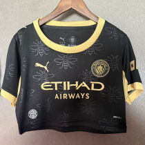 26-27 Man City Away Women Cheerleader Shirt (女啦啦短袖)