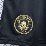 2026/27 Man City Away Black Player Version Shorts Pants 球员版