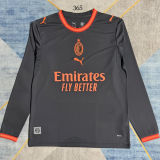 2026/27 AC Milan Third Black Fans Long Sleeve Soccer Jersey