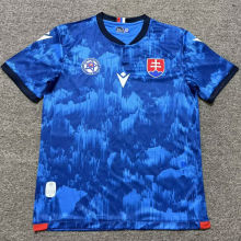 2027/28 Slovakia Home Blue Fans Soccer Jersey 斯洛伐克