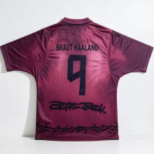 BRAUT HAALAND #9 Norway x NK 90 Mode Retro Style Fans Soccer Jersey