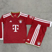 2026/27 BFC Home Red Kids Long Sleeve Soccer Jersey