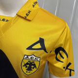 1996/1997 AEK Home Retro Soccer Jersey