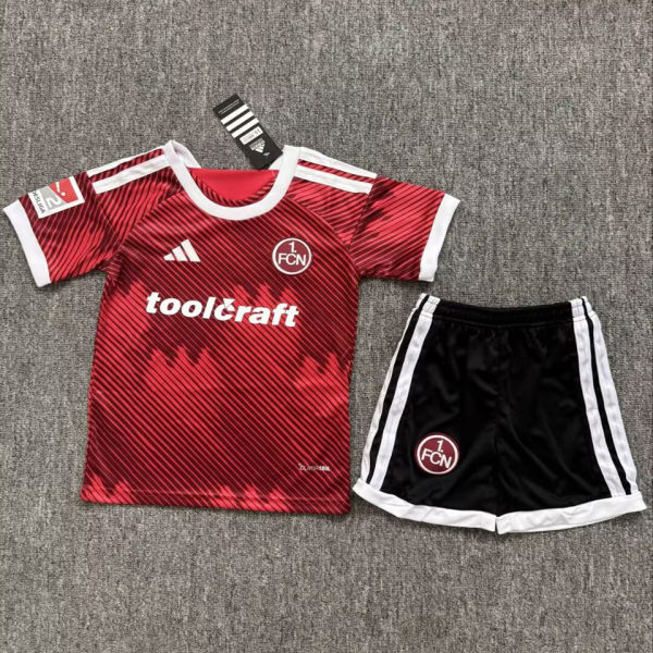 2026/27 1. FC Nürnberg Home Red Kids Soccer Jersey 纽伦堡