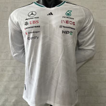2026/27 Mercedes AMG Petronas F1 White Long Sleeve Team T-Shirt