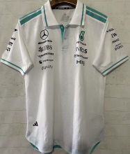 2026/27 Mercedes AMG Petronas F1 White POLO Team T-Shirt   有领