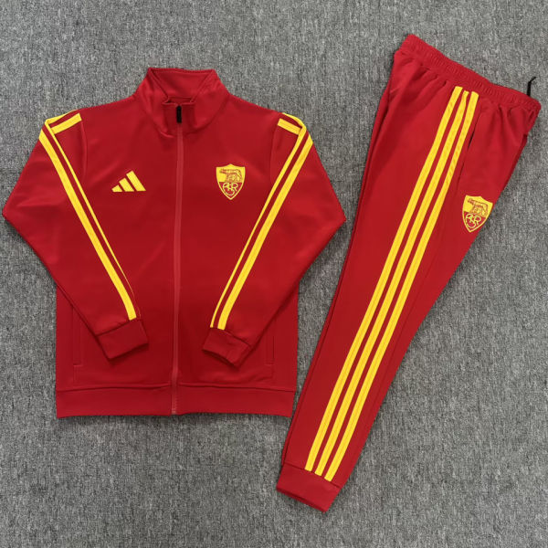 2026/27 Roma Red Jacket Tracksuit