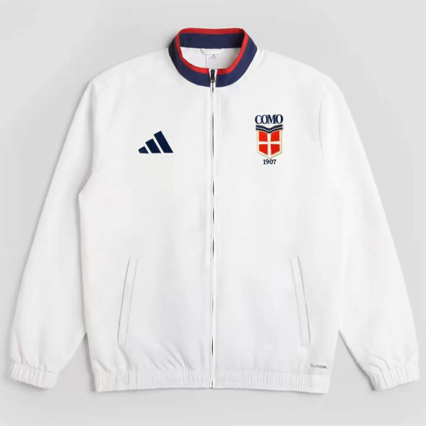 2026/27 Como White Windbreaker