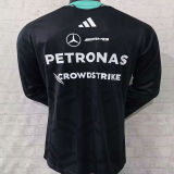 2026/27 Mercedes AMG Petronas F1 Black Long Sleeve Team T-Shirt