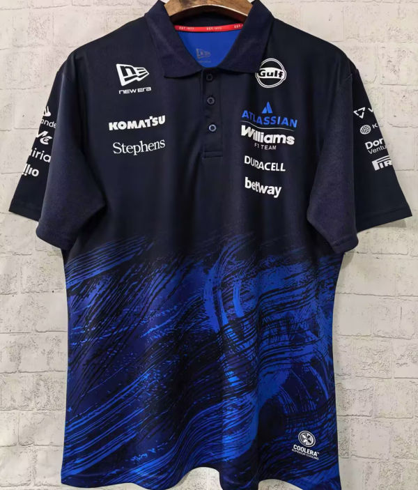 2026/27 Williams Royal Blue POLO Team T-Shirt   有领