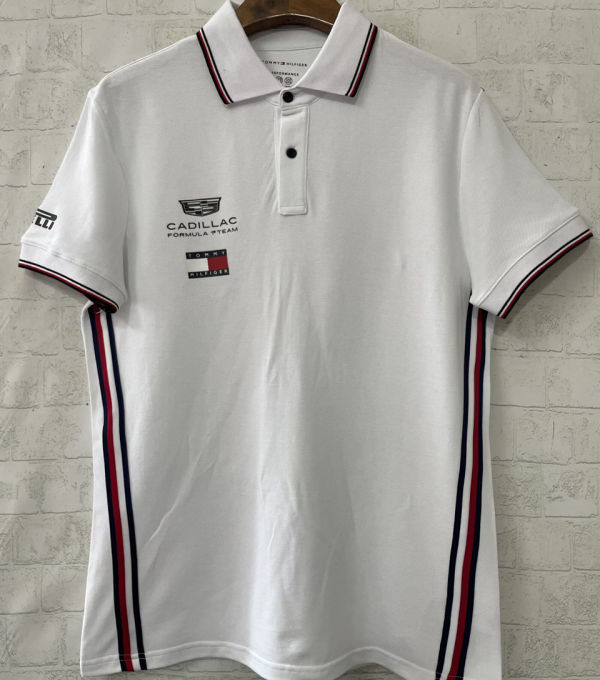 2026/27 Cadillac White POLO Team T-Shirt   有领