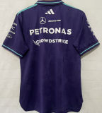2026/27 Mercedes AMG Petronas F1 Purple Fans POLO Team T-Shirt   有领