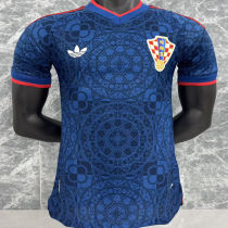 2027/28 Croatia Away Blue Player Version Soccer Jersey